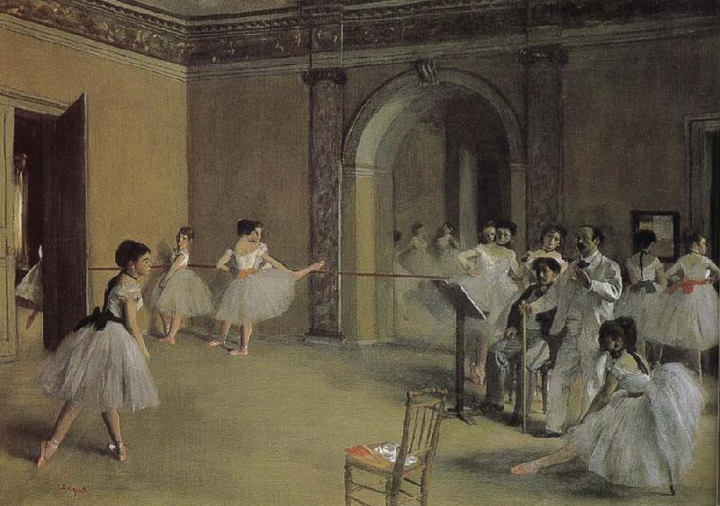 Edgar Degas Opera-s dry running hall oil painting picture
